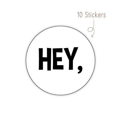 Stickers HEY 10 STKS