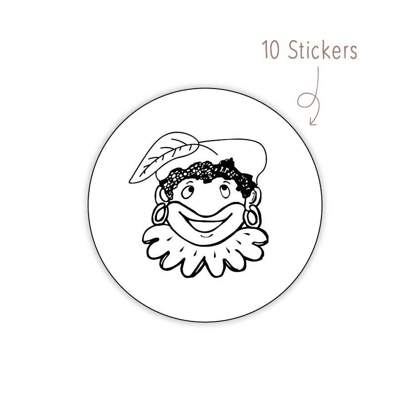 Stickers Pieten 10 STKS