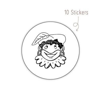 Stickers Pieten 10 STKS Stickers Pieten 10 STKS
