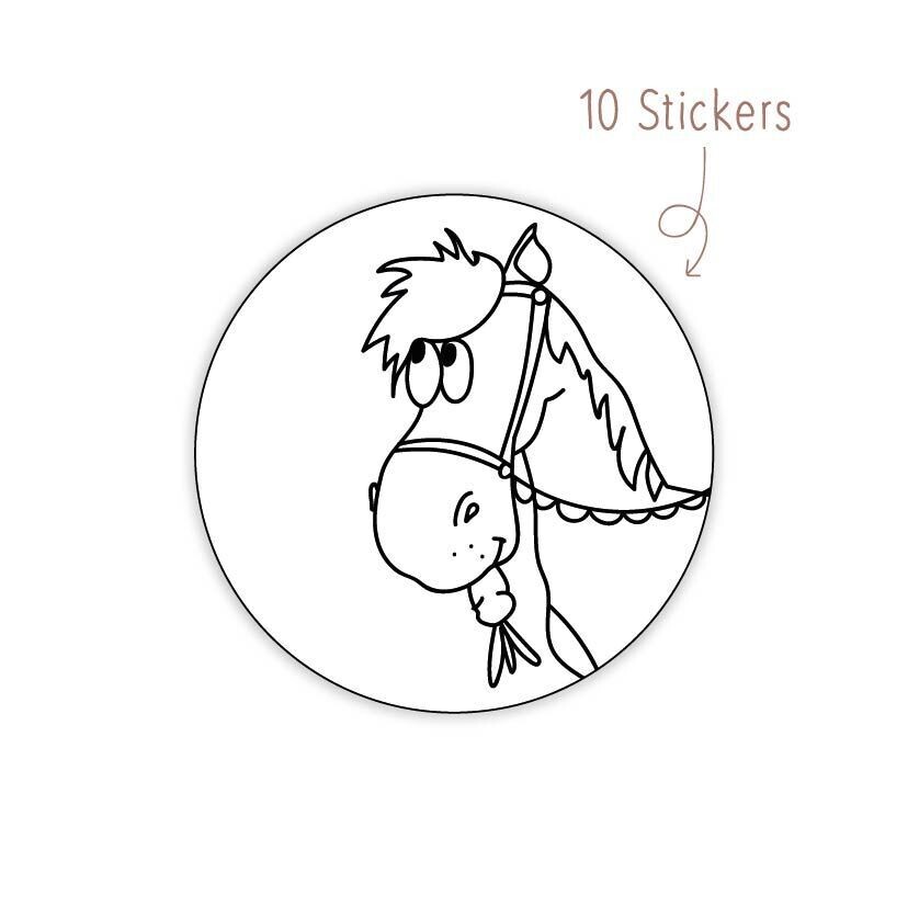 Stickers Paard 10 STKS
