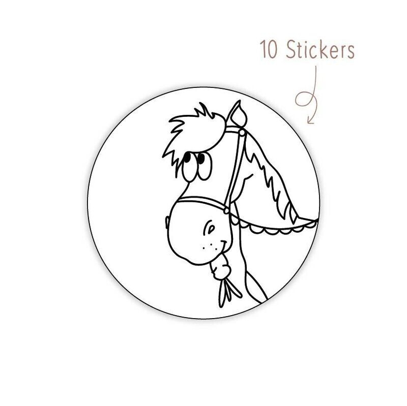 Stickers Paard 10 STKS Stickers Paard 10 STKS