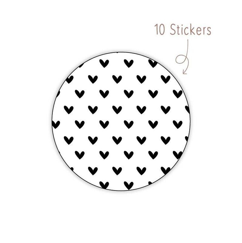 Stickers Hartjes10 STKS