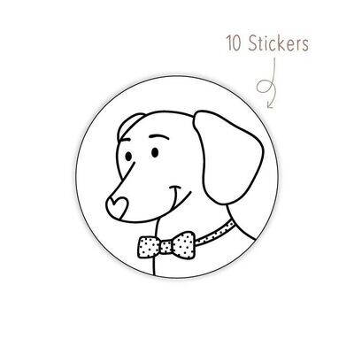 Stickers Hond / Teckel 10 STKS