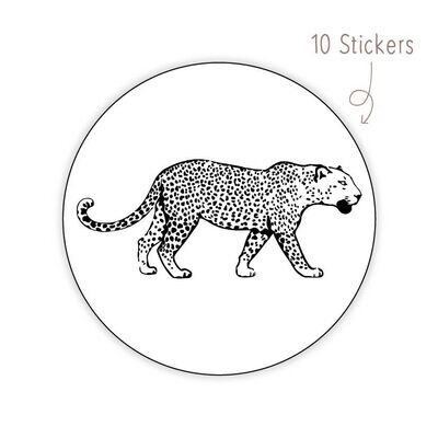 Grote Stickers Jaguar 10 STKS