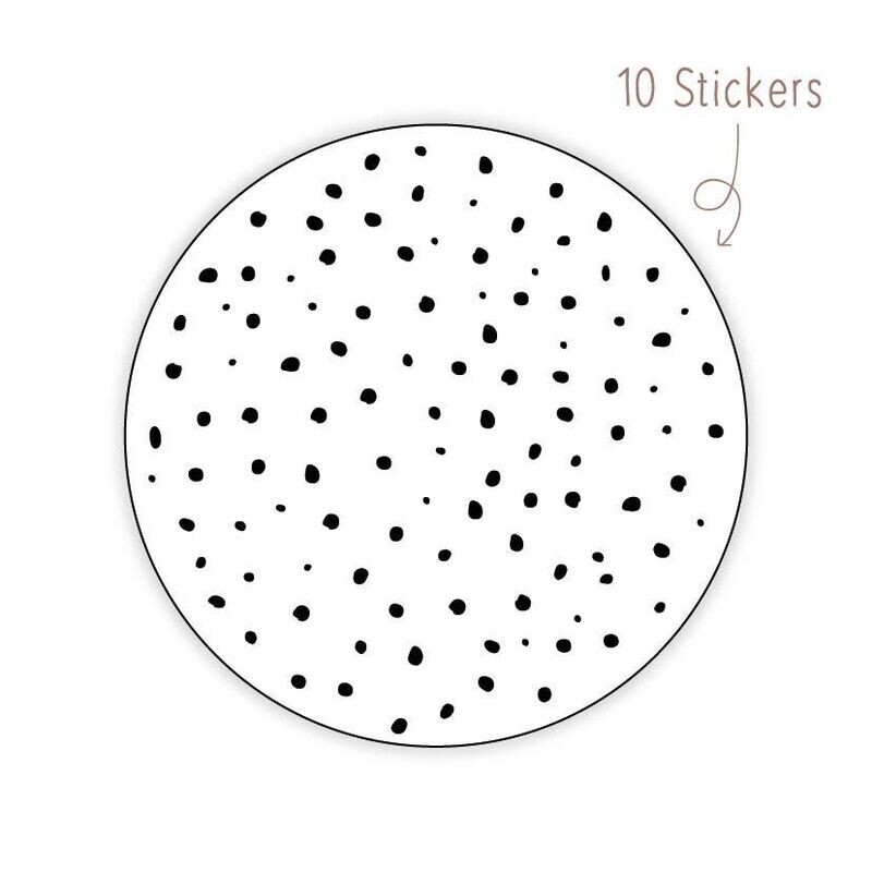 Grote Stickers Stippen  10 STKS