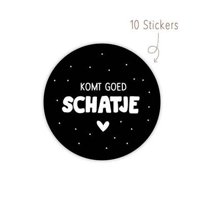 Stickers Komt Goed Schatje 10 STKS