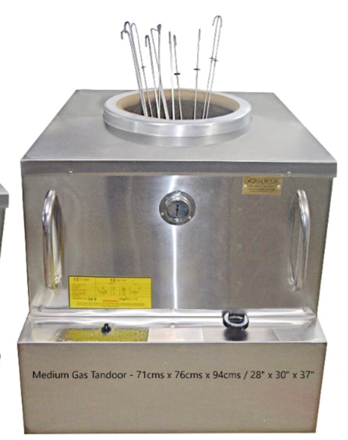Four à Tandoori à Gaz pour Restaurant Approuvé CE Moyen 71cm X 76cm X 94cm