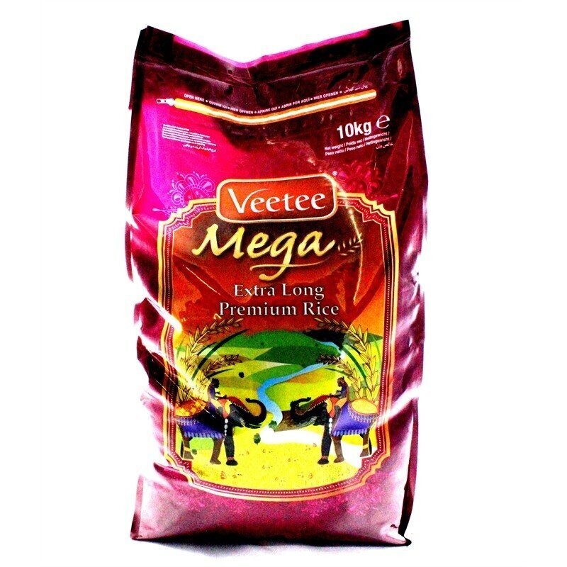 VEETEE MEGA EXTRA LONG BASMATI RICE – 10kg
