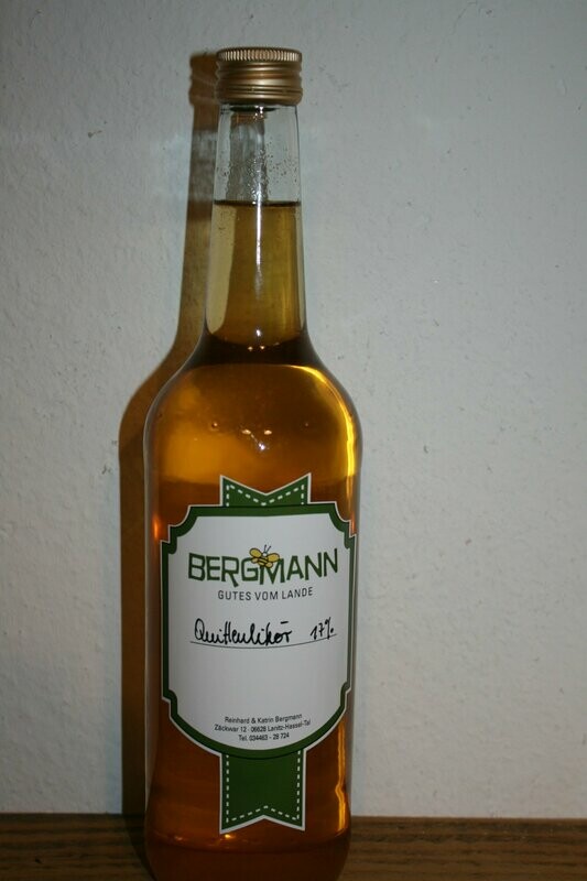 Quittenlikör 07,l Flasche