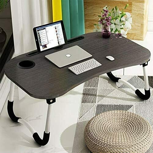 Folding Laptop Table Tray Lap Desk Notebook Stand