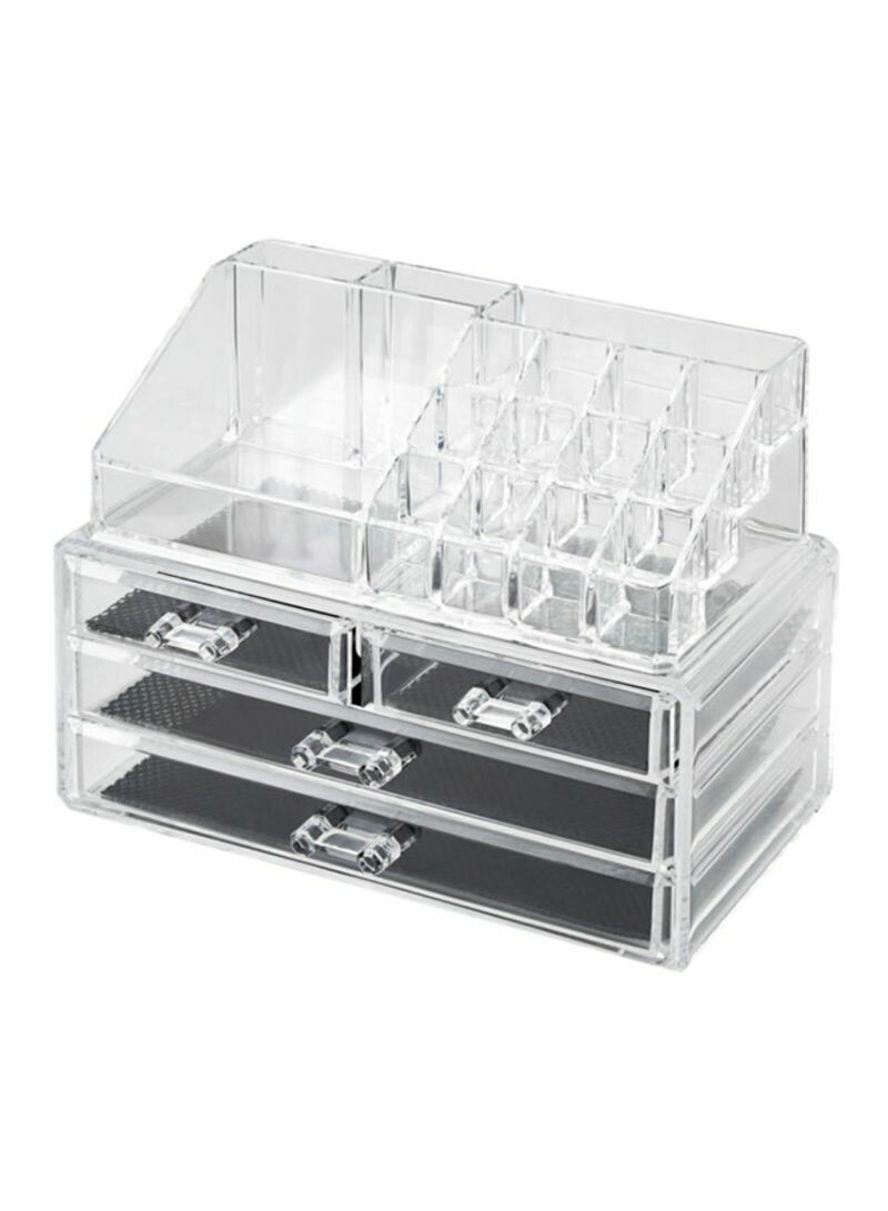 Jewelry And Cosmetic Organizer Display Box Clear