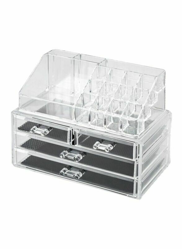 Jewelry And Cosmetic Organizer Display Box Clear