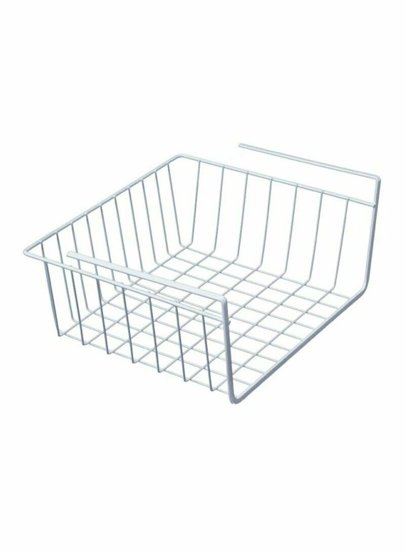Under-Shelf Basket White Medium