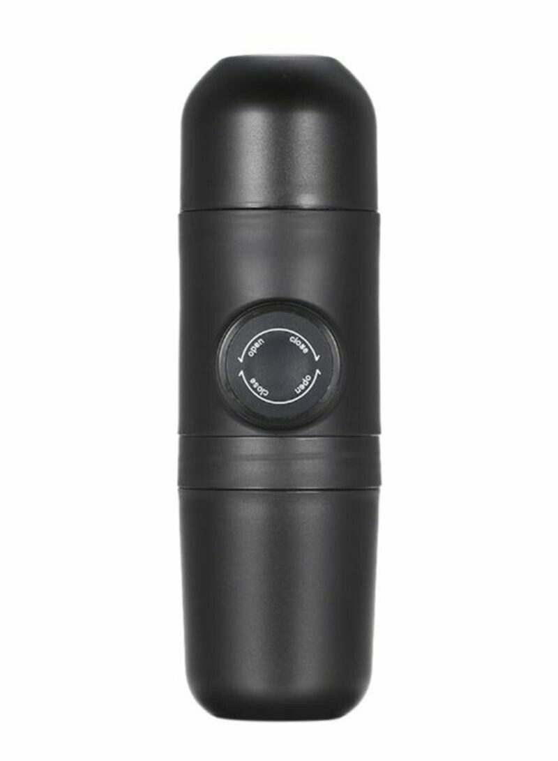 Manually Operated Mini Espresso Coffee Maker Black