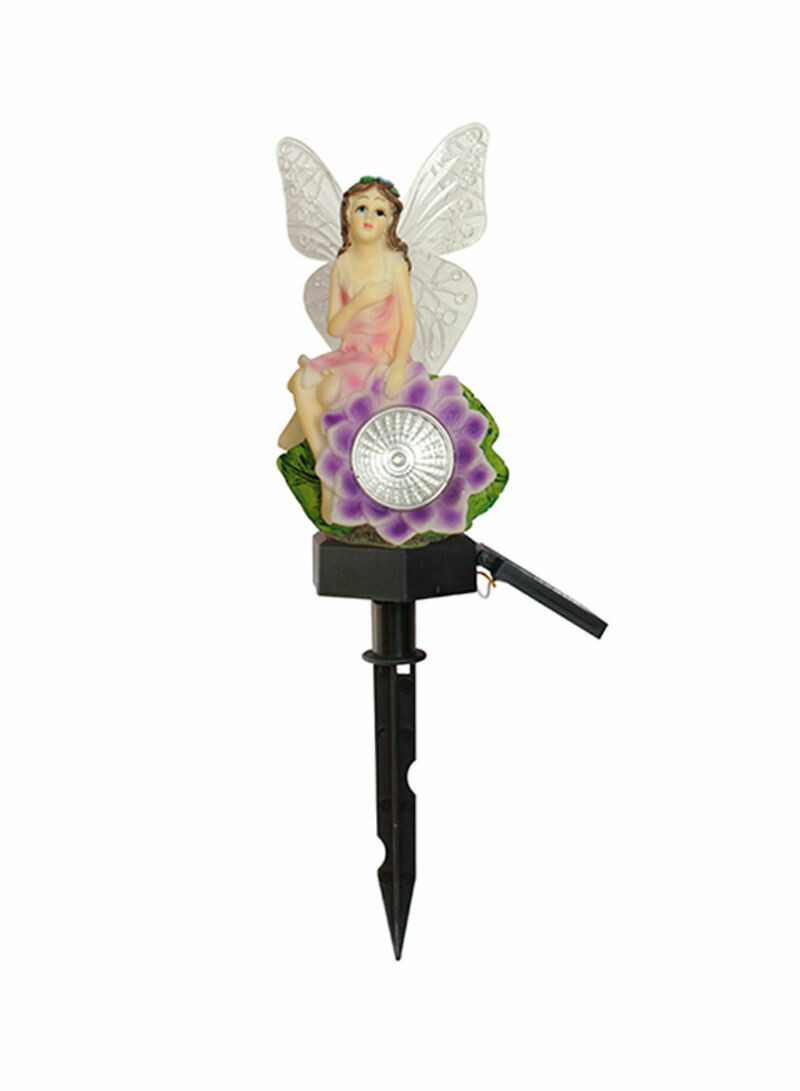 Solar Energy Powered Lamp Wisteria Flower Fairy Outdoor Garden Street Light Multicolour