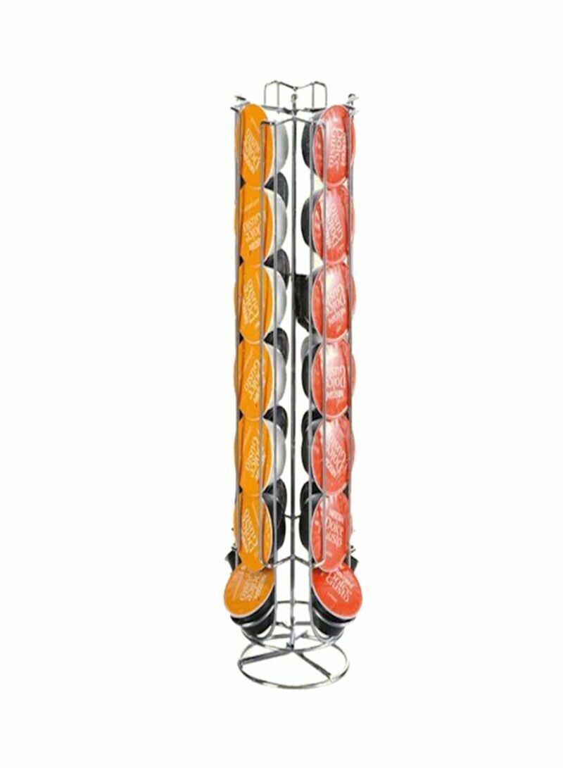 360 Degree Revolving Coffee Holder Capsule Stand for Tassimo, Nespresso, Dolce Gusto