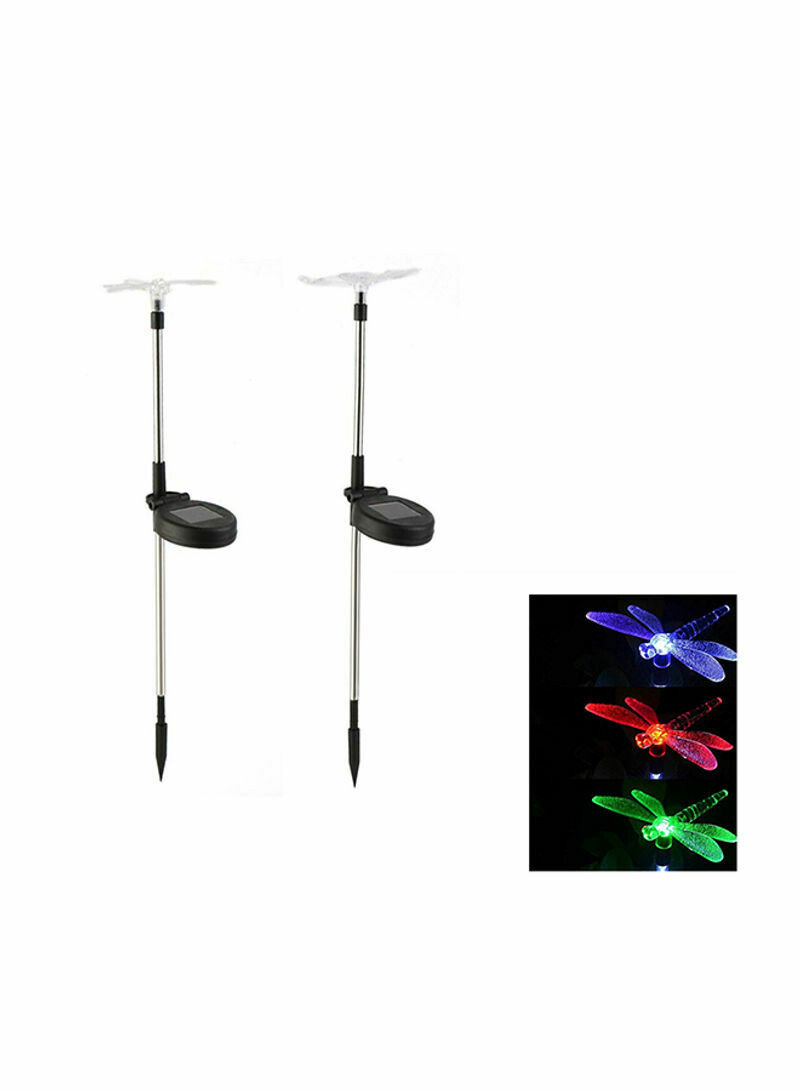 Dragonfly LED Solar Accent Lights Multicolour 73cm