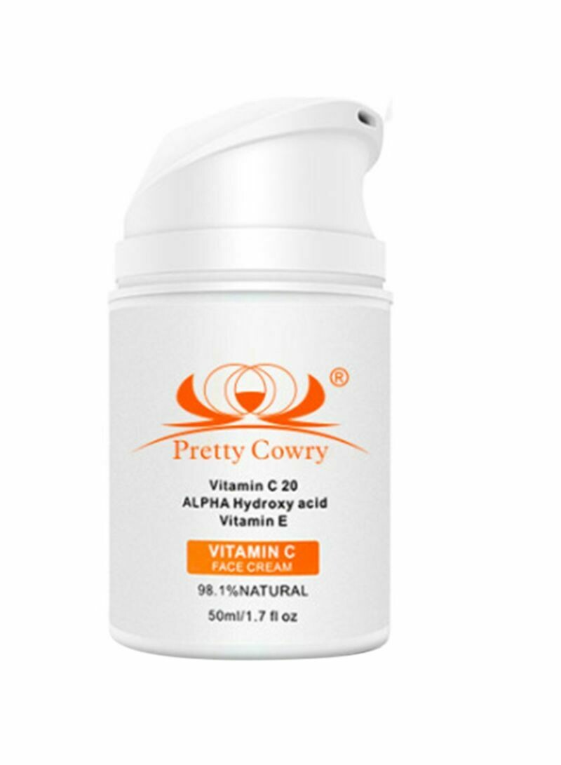 Pretty Cowry
Vitamin C 20 Alpha Hydroxy Acid And Vitamin E Face Cream 50ml