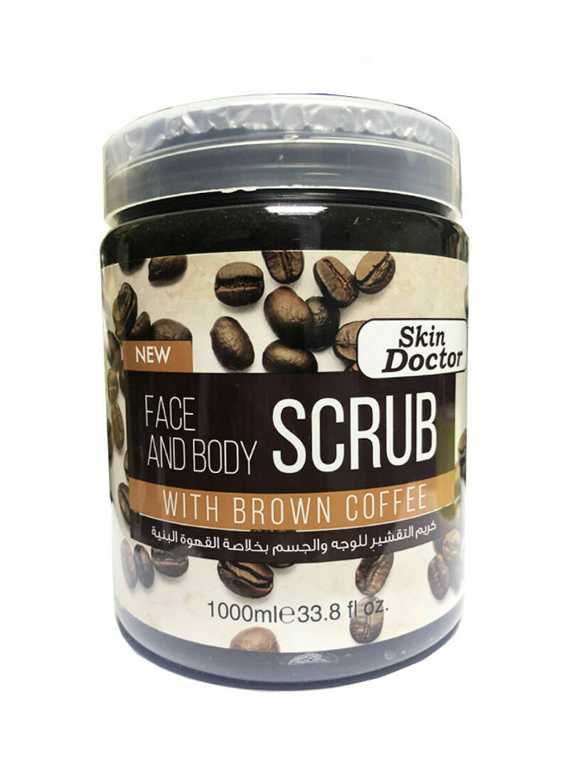 Skin Doctor Face And Body Scrub With Brown Coffee 1000ml