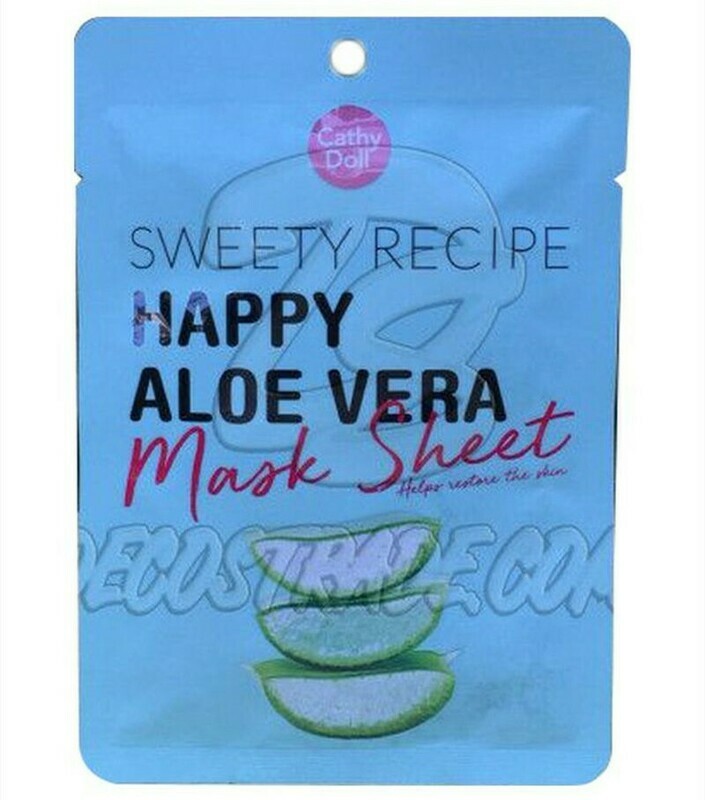 Cathy Doll Sweety Recipe Happy Aloe Vera Mask Sheet 25g