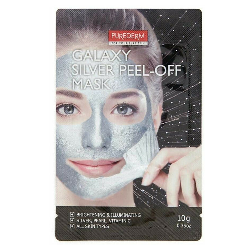 Purederm Galaxy Diamond Glitter Peel-Off Silver Mask