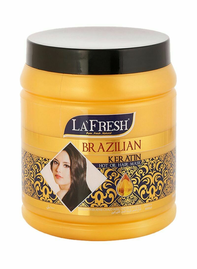LA FRESH Brazilian Keratin Hot Oil Hair Cream Clear 1000ml
