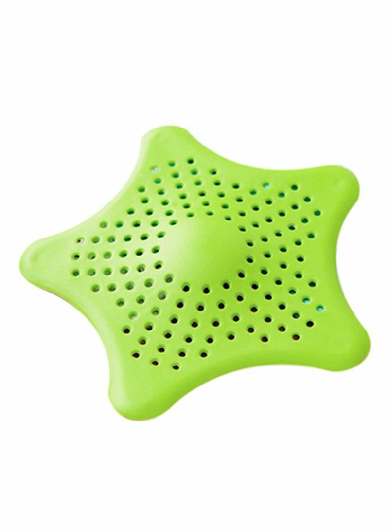 Starfish Silicone Floor Drainer Green 15.5x11centimeter