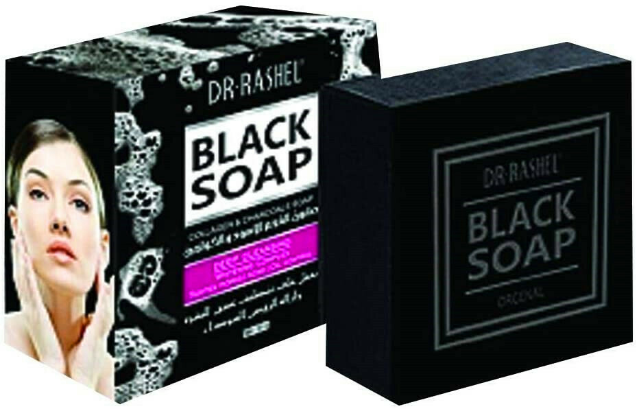 Dr.Rashel black soap collagen charcoal soap