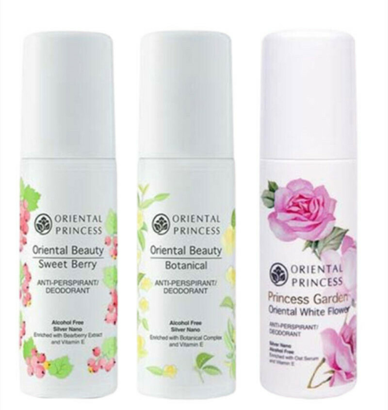 ORIENTAL PRINCESS Pack Of 3 Sweet Berry, Botanical And Princess Garden Anti-Perspirant Deodorant