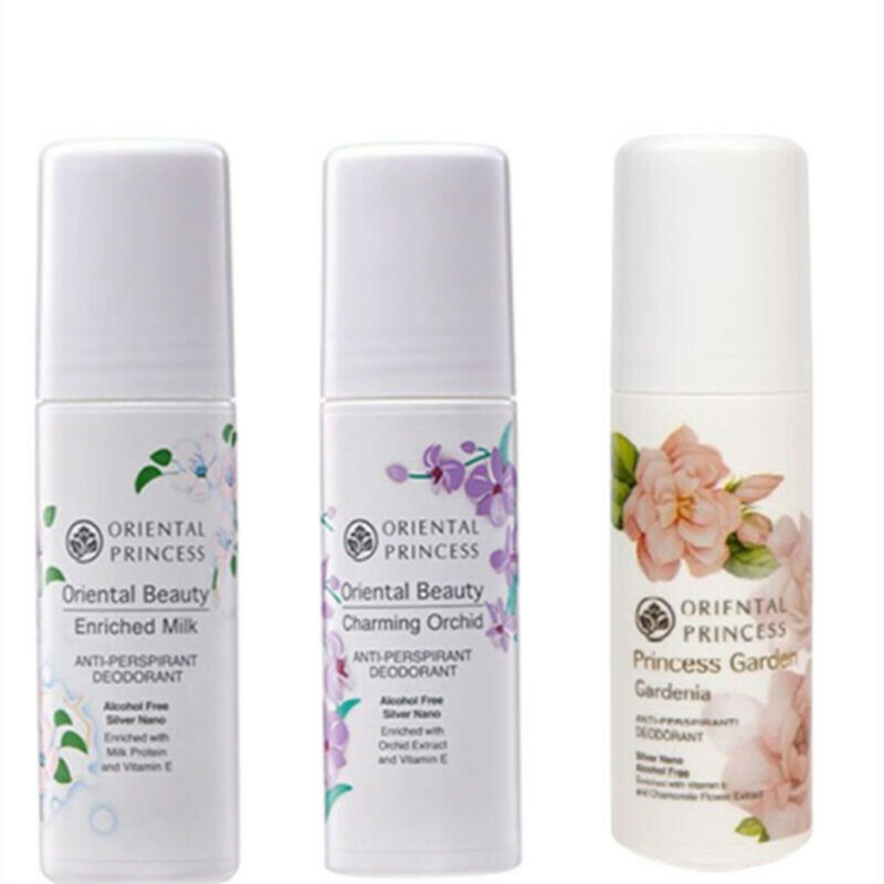 ORIENTAL PRINCESS Pack Of 3 Enriched Milk, Charming Orchid And Princess Gardenia Anti-Perspirant Deodorant