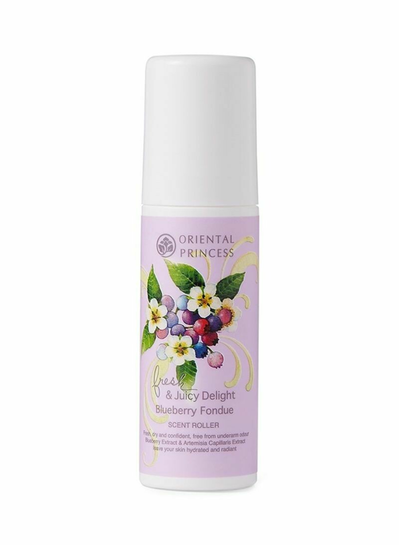 ORIENTAL PRINCESS Fresh And Juicy Delight Blueberry Fondue Deodorant Scent Roller 70ml