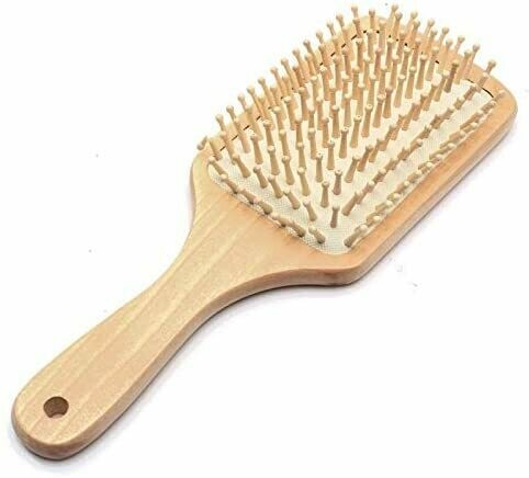Hair Styling Tools Head Relaxing Small Square Wooden Massage Comb