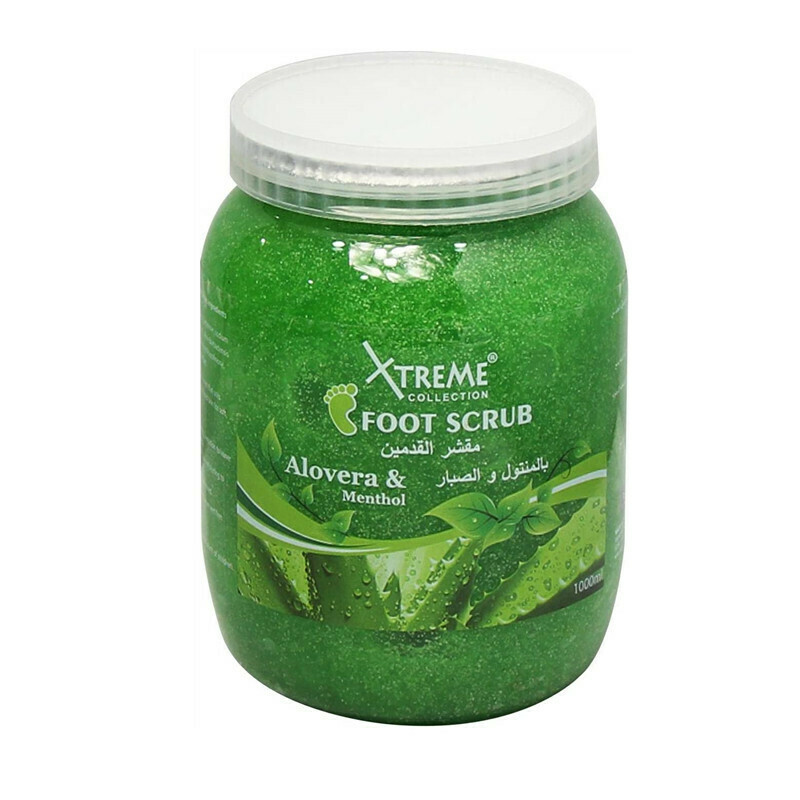 XTREME FOOT SCRUB 1000ML - MENTHOL &amp; ALOEVERA