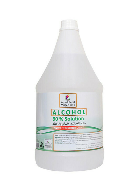 Magic Glow 90% Alcohol Antiseptic Desinfectant Clear 3.78L