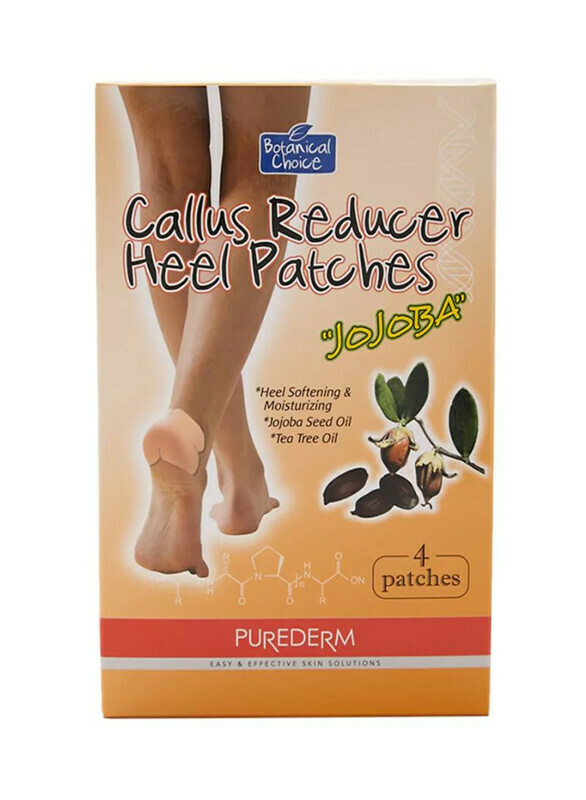 Botanical Choice 4-Piece Callus Heel Reducer Patches Set
