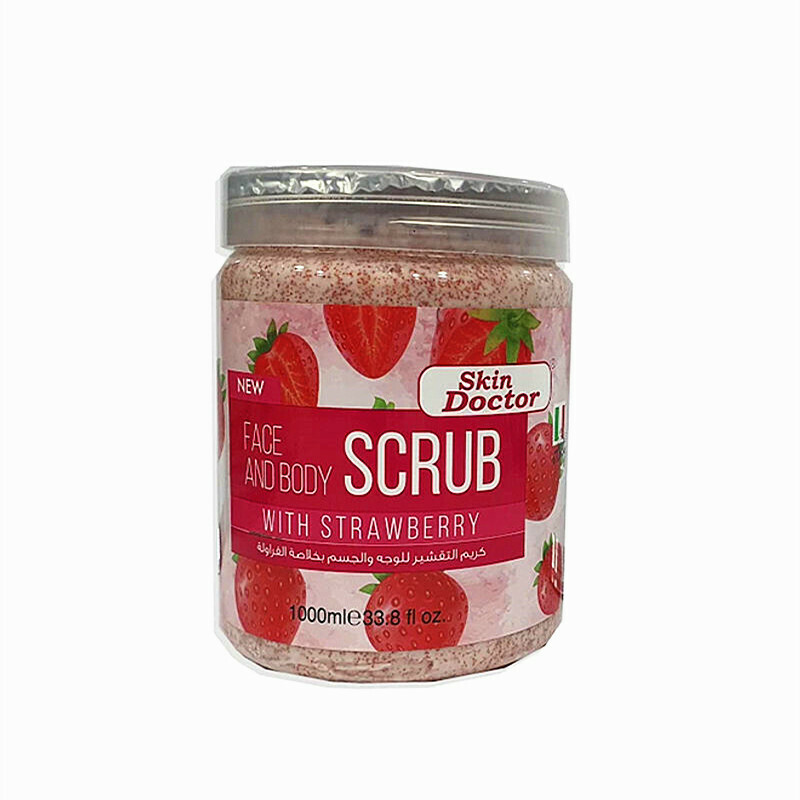 Skin Doctor Face And Body Scrub With Strawberry 1000ml