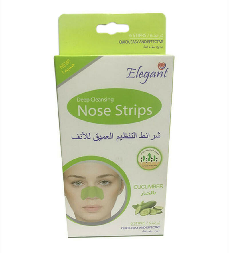 Elegant Cucumber Nose Pore Strips 25g