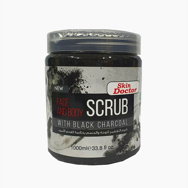 Skin Doctor Face And Body Scrub With Black Charcoal 1000ml