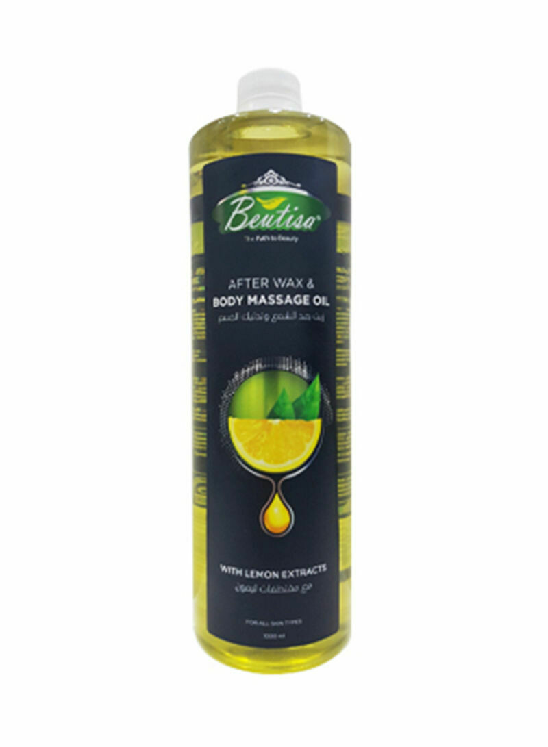 BEAUTISA After Wax Body Massage Oil With Lemen Extracts 1000ml