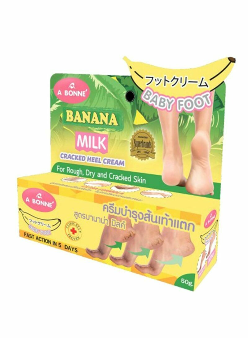 A BONNE Banana Milk Cracked Heel Cream 50g