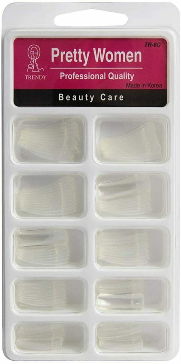 Pretty Woman A-100N/TR-8C NAIL TIPS KOREA (100PCS)