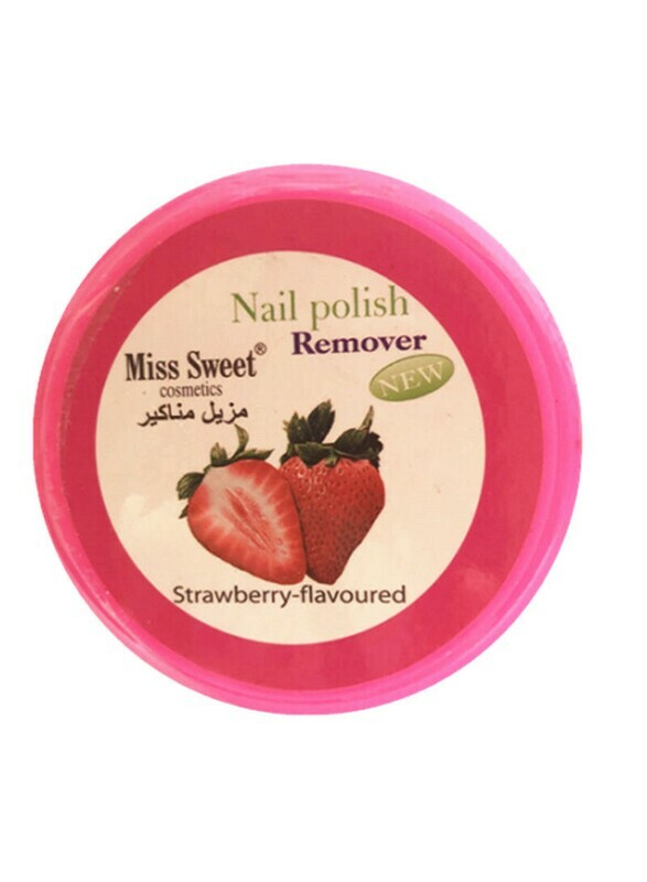 Miss Sweet Pack Of Nail Polish Remover Pad Strawberry
