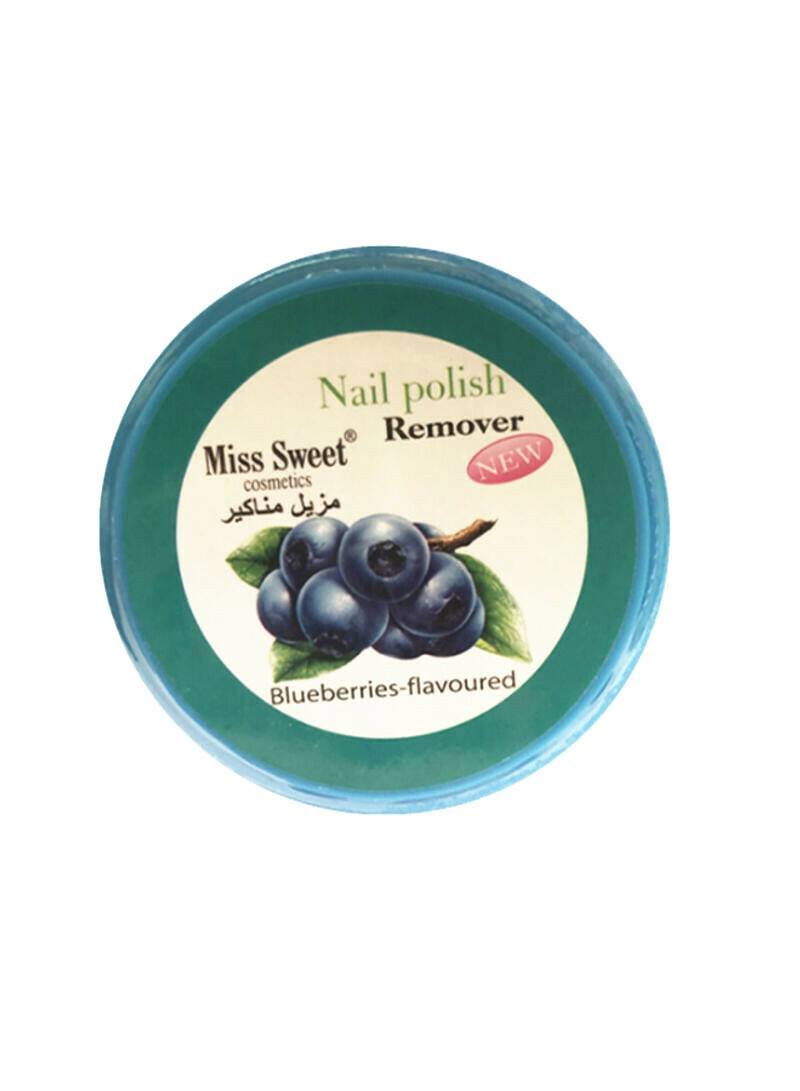 Miss Sweet Nail Polish Remover Pads Blueberries