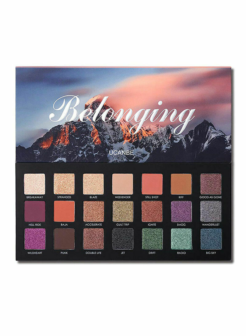 Ucanbe 21 Shades Belonging Pigmented Eyeshadow Palette Multicolour