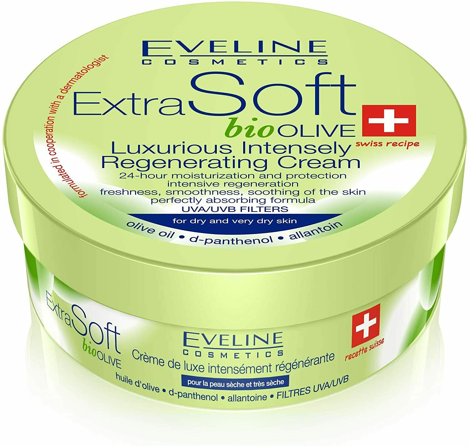 Eveline Extra Soft Bio Olive Luxurious Intensely Regenerating Cream 200ml