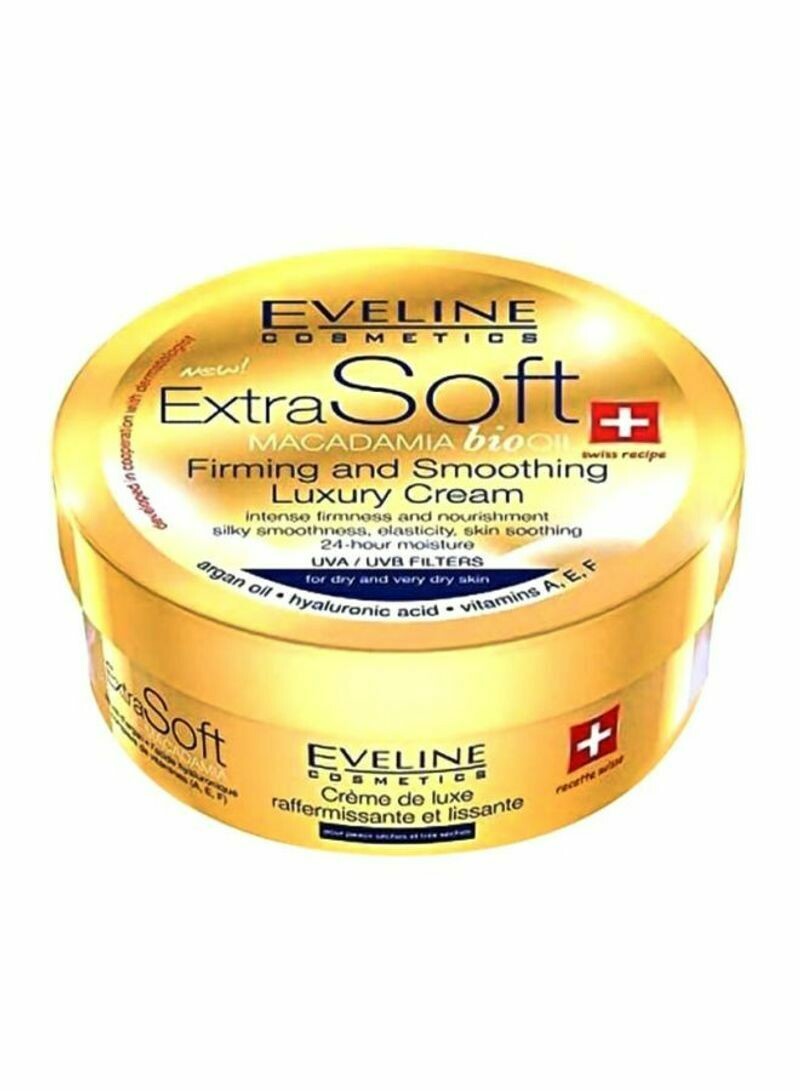 Eveline Extra Soft Macadamia Bio Oil Firming And Smoothing Luxury Cream 200ml