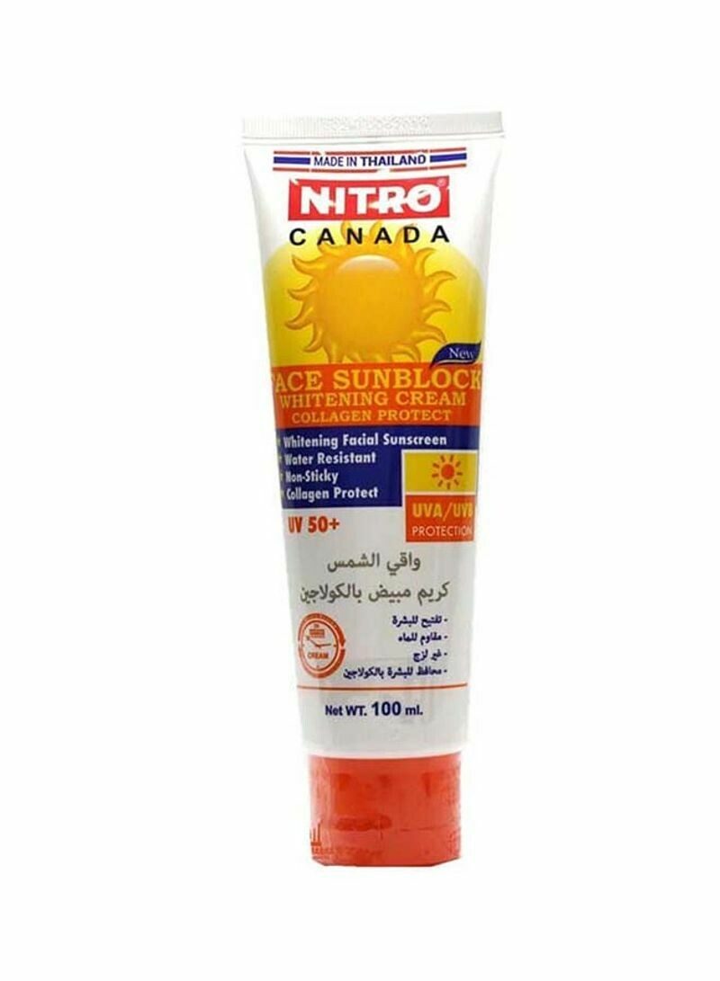 NITRO CANADA Face Sunblock Whitening Cream 100ml