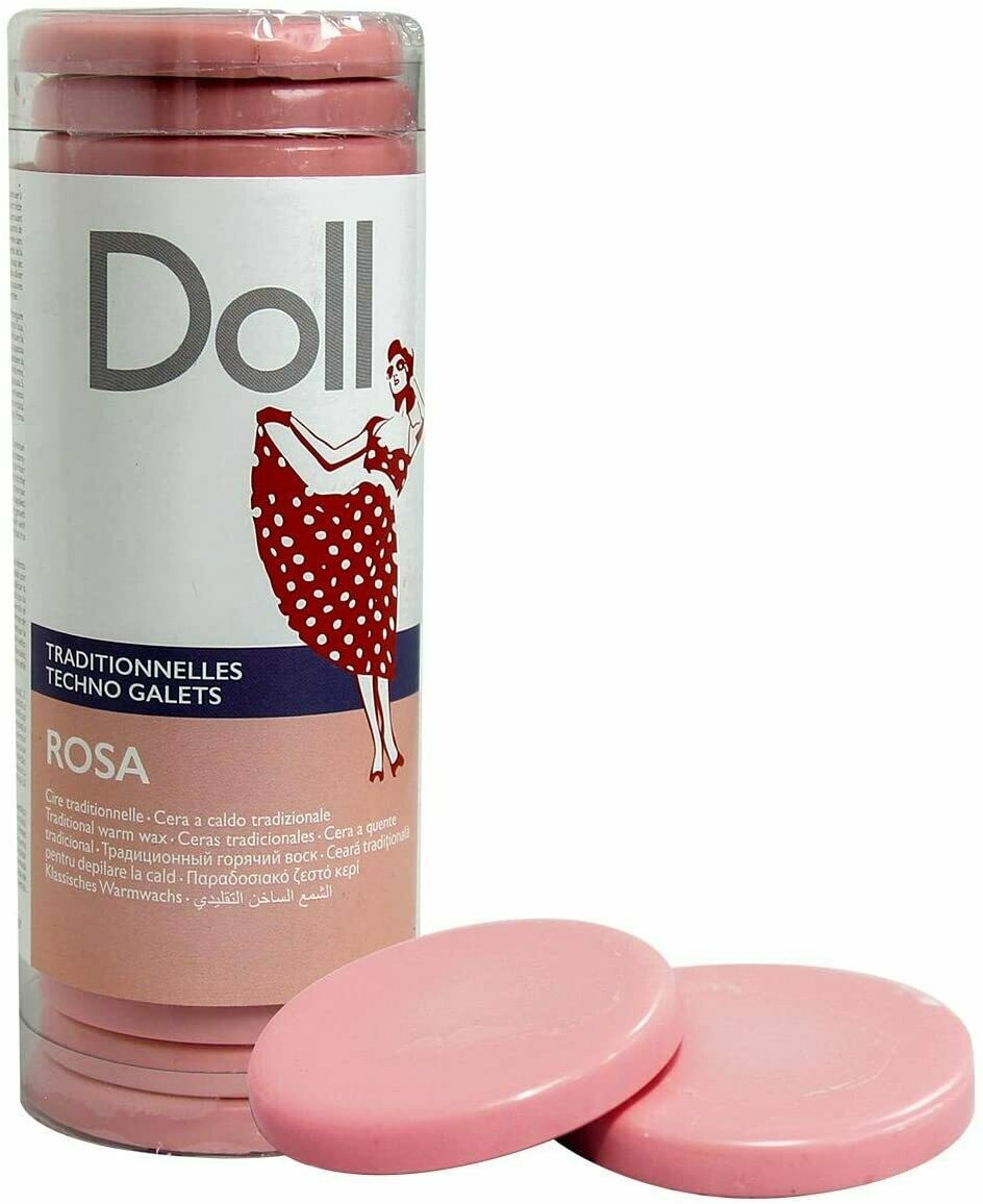 Doll Traditional Warm Wax Galets 400g Rosa