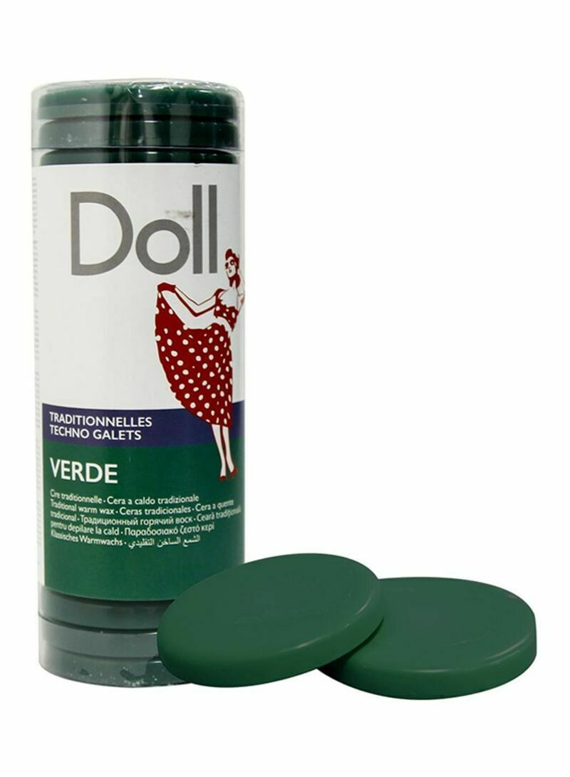 Doll Verde Hair Removal Wax Galets Green