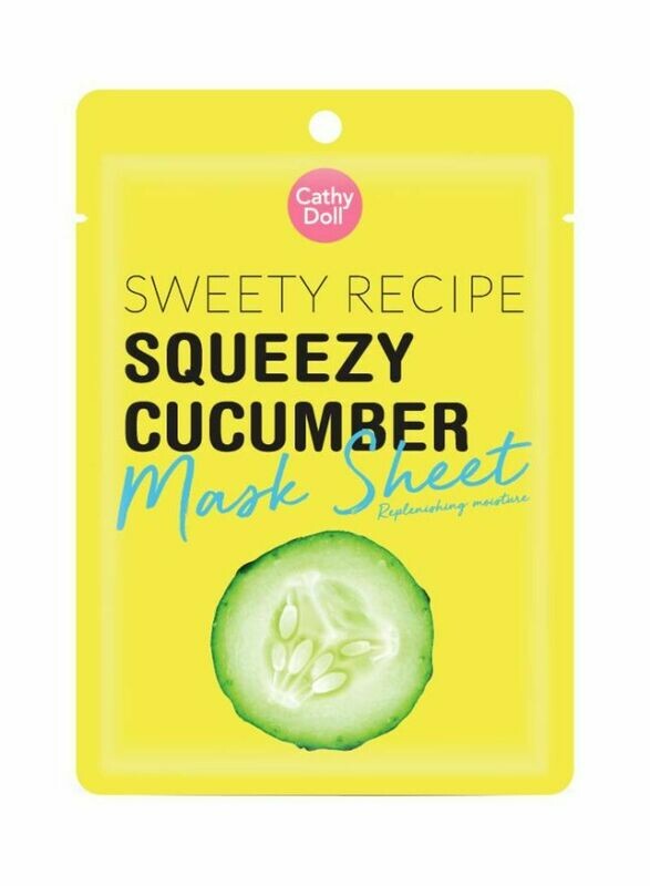 Cathy Doll Sweety Recipe Squeezy Cucumber Mask Sheet 25g